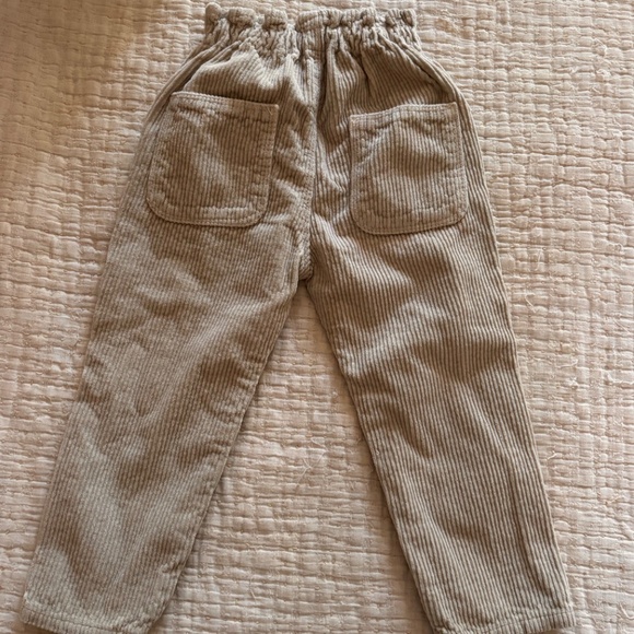 Zara Paper bag Corduroy Pants - Picture 4 of 4